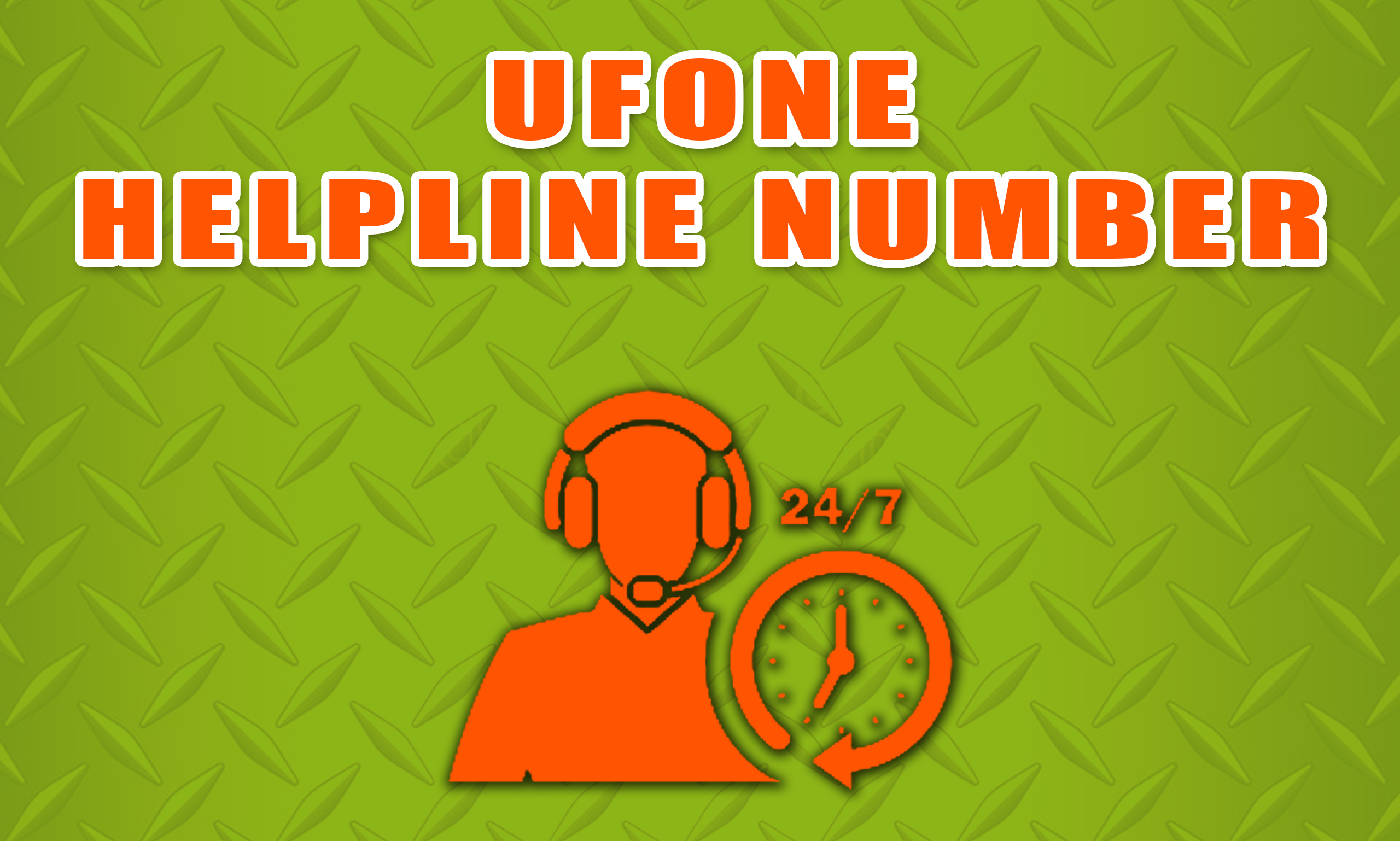 Ufone helpline number